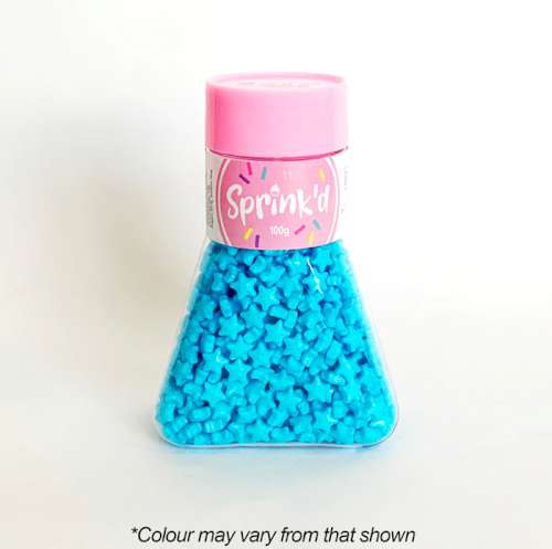 Sprink'd Sprinkles - Stars Bright Blue - Click Image to Close